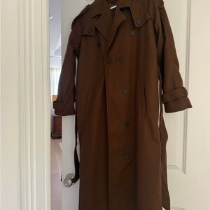 Elegant Brown Trench Coat for Women
